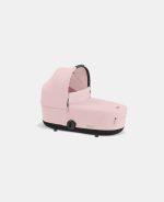 Carucior 2 in 1 : Cadru Carucior pentru Copii Mios Matt Black + Landou Mios Lux Peach Pink + Parte Sport Carucior MIOS Peach Pink Cybex Platinum - imagine 7