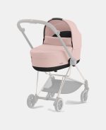 Carucior 2 in 1 : Cadru Carucior pentru Copii Mios Matt Black + Landou Mios Lux Peach Pink + Parte Sport Carucior MIOS Peach Pink Cybex Platinum - imagine 12