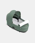 Carucior 2 in 1 : Cadru Carucior pentru Copii Mios Chrome Brown + Landou Mios Lux Leaf Green + Parte Sport Carucior MIOS Leaf Green Cybex Platinum - imagine 8