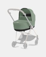 Carucior 2 in 1 : Cadru Carucior pentru Copii Mios Chrome Brown + Landou Mios Lux Leaf Green + Parte Sport Carucior MIOS Leaf Green Cybex Platinum - imagine 12