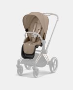 Carucior Sport Priam: Cadru Carucior pentru Copii Priam Chrome Brown + Parte Sport Carucior Priam Cozy Beige Cybex Platinum - imagine 5