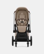 Carucior Sport Priam: Cadru Carucior pentru Copii Priam Chrome Brown + Parte Sport Carucior Priam Cozy Beige Cybex Platinum