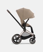 Carucior Sport Priam: Cadru Carucior pentru Copii Priam Chrome Brown + Parte Sport Carucior Priam Cozy Beige Cybex Platinum - imagine 8