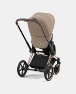 Carucior Sport Priam: Cadru Carucior pentru Copii Priam Chrome Brown + Parte Sport Carucior Priam Cozy Beige Cybex Platinum - imagine 11