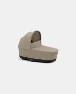 Carucior Nou Nascut Priam: Cadru Carucior pentru Copii Priam Chrome Black + Landou PRIAM Lux Cozy Beige Cybex Platinum - imagine 5