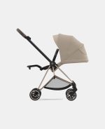 Carucior 2 in 1 Cadru Carucior pentru Copii Mios Rosegold + Landou Mios Lux Cozy Beige + Parte Sport Carucior MIOS Cozy Beige Cybex Platinum - imagine 15