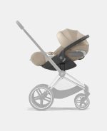 Carucior 2 in 1 Cadru Cărucior pentru Copii e-Priam Rosegold + Parte Sport Carucior Priam Cozy Beige + Scoică Auto pentru Copii Cloud T i-Size Plus Cozy Beige Cybex Platinum Cybex Platinum - imagine 17