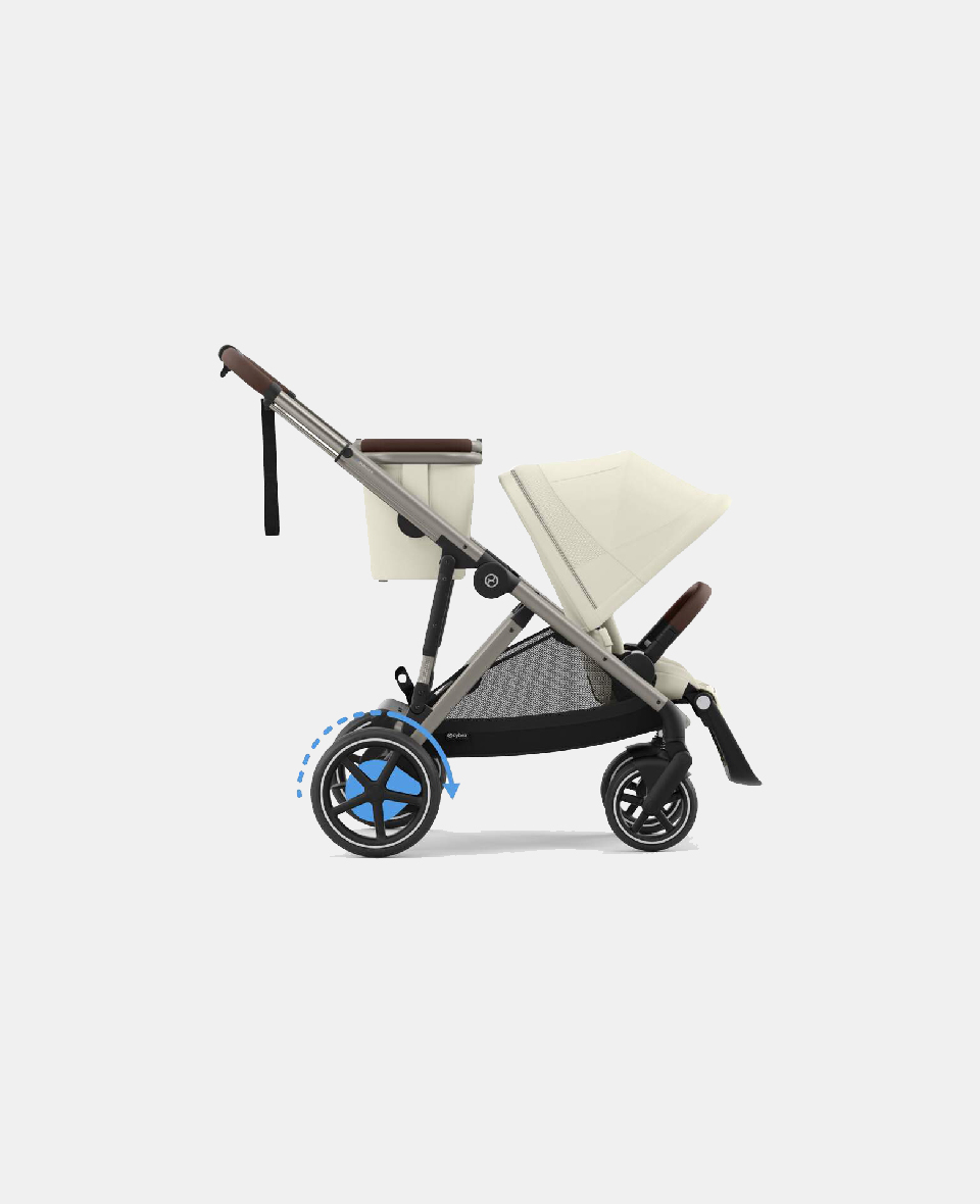 524000541.jpg Cărucior pentru copii eGazelle S TPE Seashell Beige Cybex Gold - imagine 1