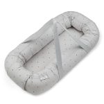 Babynest din bumbac organic - Classic dot grey - Liewood
