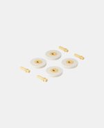 Roti de Spuma 4 x Sand Grey/Honey Yellow Modu