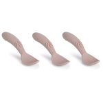 Set de lingurițe din silicon Ella - Woodrose - imagine 2