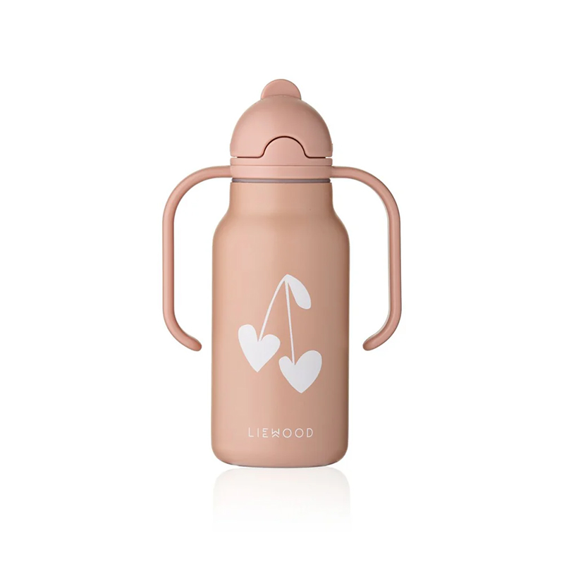 5715493550721.jpg Sticlă Termos din Oțel Inoxidabil Kimmie 250 ml - Sweethearts / Pale tuscany - Liewood - imagine 1
