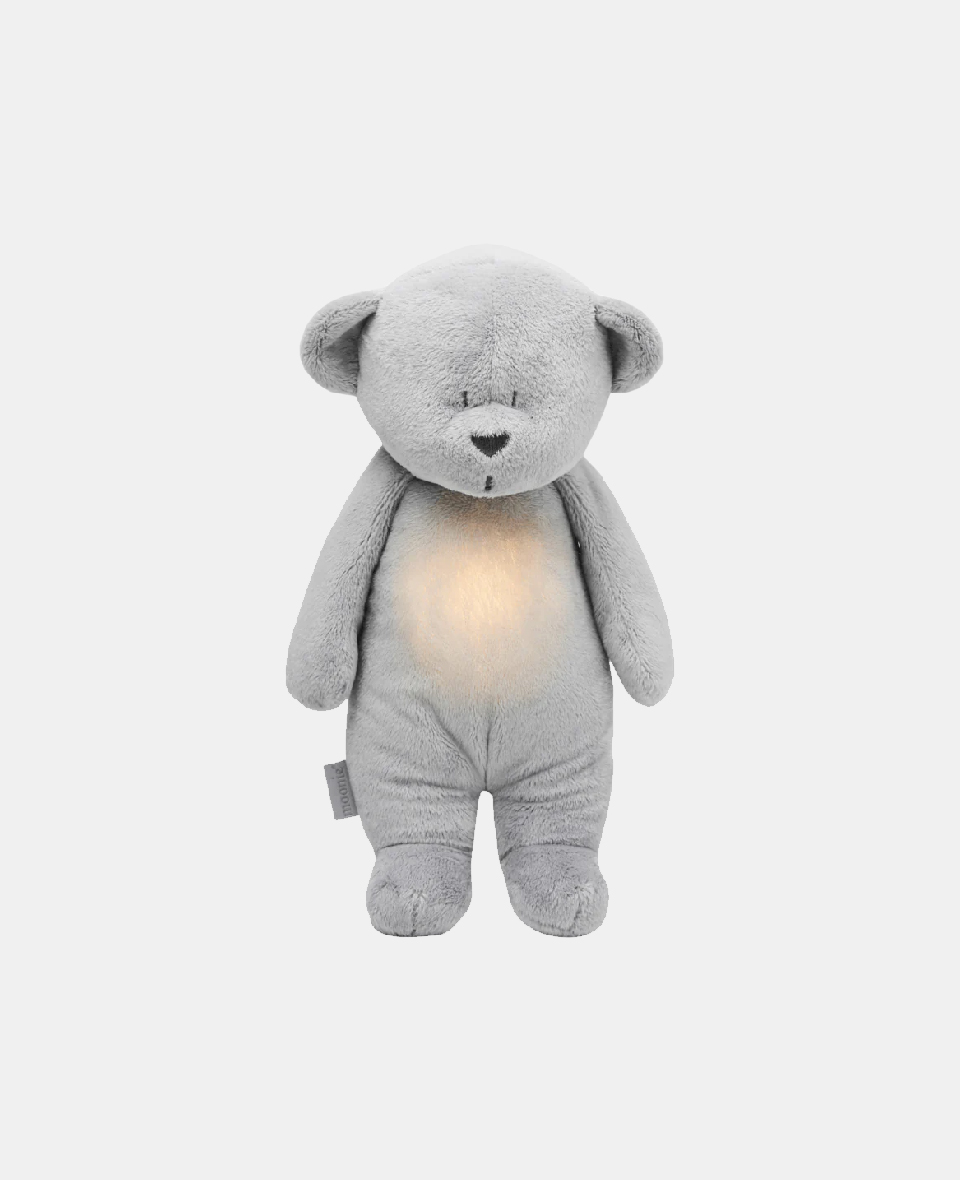 5903943986095.jpg MOONIE 2.0 BEAR –Silver– JUCARIE MUZICALA CU SUNETE ROZ SI LAMPA DE VEGHE INCORPORATA - imagine 1
