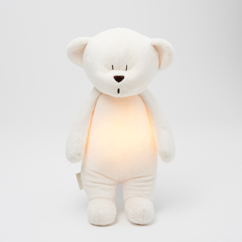 5903943986545.jpg MOONIE 2.0 BEAR - CREAM - JUCARIE MUZICALA CU SUNETE ROZ SI LAMPA DE VEGHE INCORPORATA - imagine 1