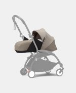 Stokke YOYO³ cu cadru negru și pachet Nou-Născuți 0+ Taupe - imagine 3