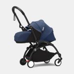 Stokke YOYO³ cu cadru negru și pachet Nou-Născuți 0+ Air France Blue