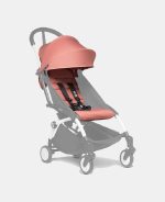 Stokke YOYO³ cu cadru negru și pachet 6+ Ginger - imagine 3