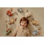Mașinuță din lemn FSC - Betonieră - Little Dutch - imagine 10