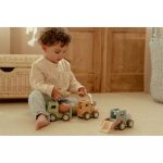 Mașinuță din lemn FSC - Macara – Little Dutch - imagine 9