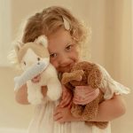 Jucărie de pluș certificată GRS – Pisică în gentuță - Little Dutch - imagine 5