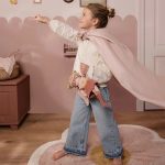 Papusa textila - Superhero Rosa - 35 cm - Little Dutch - imagine 4