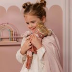 Papusa textila - Superhero Rosa - 35 cm - Little Dutch - imagine 5