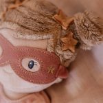 Papusa textila - Superhero Rosa - 35 cm - Little Dutch - imagine 6