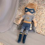 Papusa textila - Superhero Jim - 35 cm - Little Dutch - imagine 5