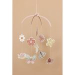 Carusel decorativ din carton FSC - Colectia Flowers & Butterflies - Little Dutch - imagine 2