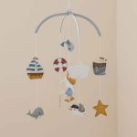 Carusel decorativ din carton FSC - Colectia Sailors Bay - Little Dutch - imagine 3