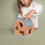 Jucarie din lemn FSC sortator forme - Little Farm - Little Dutch - imagine 5