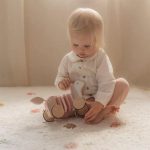 Jucarie din lemn FSC cu roti si snur pentru tras - Caprioara - Fairy Garden - Little Dutch - imagine 2