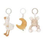 Jucarie din plus care vibreaza - set 3 bucati - Newborn Naturals - Little Dutch