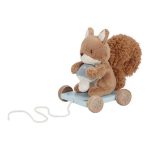 Jucarie din lemn FSC cu roti si snur pentru tras - Forest Friends - Little Dutch - imagine 4