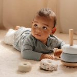 Jucarie din lemn FSC si textil pentru stivuire - Forest Friends - Little Dutch - imagine 5