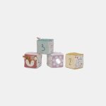 Set de 4 cuburi senzoriale pentru bebeluși - Fairy Garden - Little Dutch