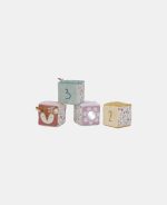 Set de 4 cuburi senzoriale pentru bebeluși - Fairy Garden - Little Dutch