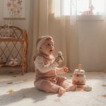 Jucarie din lemn FSC si textil pentru stivuire - Fairy Garden - Little Dutch - imagine 5