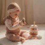 Jucarie din lemn FSC si textil pentru stivuire - Fairy Garden - Little Dutch - imagine 6