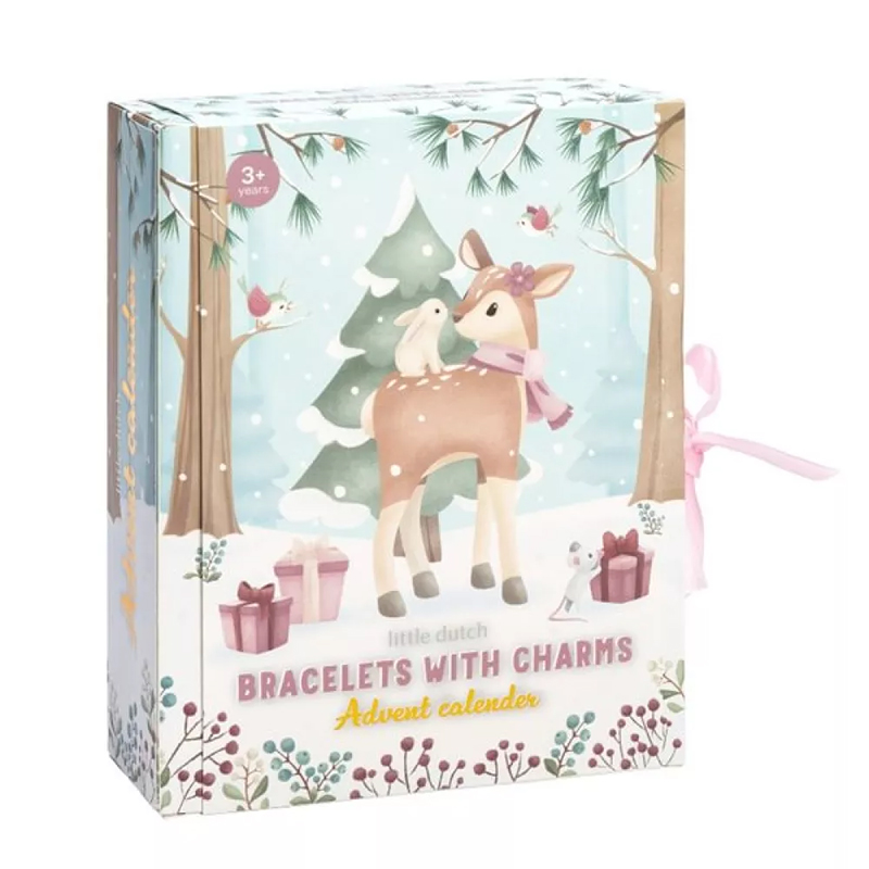 8714274126664.jpg Brățară cu pandantive - Calendar de advent - Crăciun - Little Dutch - imagine 1