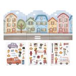 Set de autocolante 3D reutilizabile - Jim - Little Dutch - imagine 3