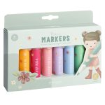 Carioci Rosa - set 8 bucati - Multicorored - Little Dutch
