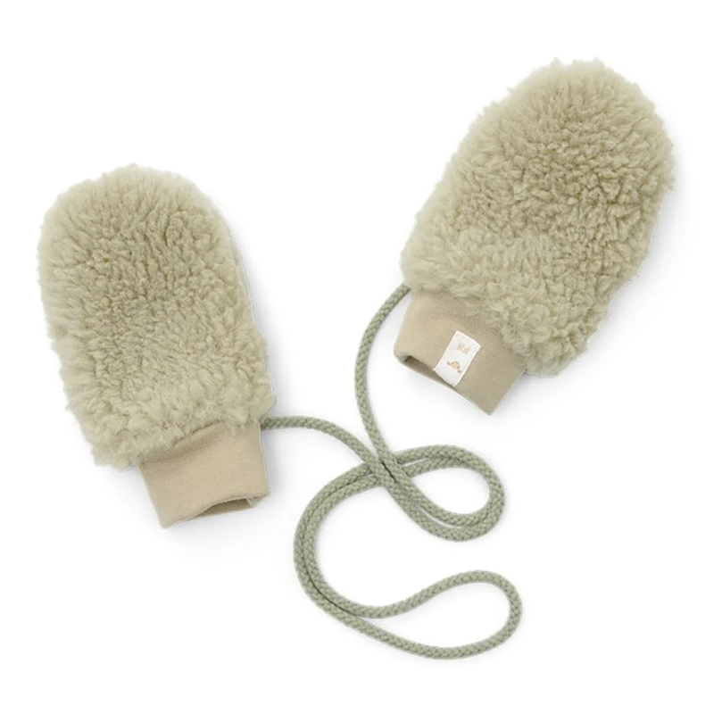 8720986874571.jpg Mănuși din material teddy - Soft Green - Little Dutch - imagine 1