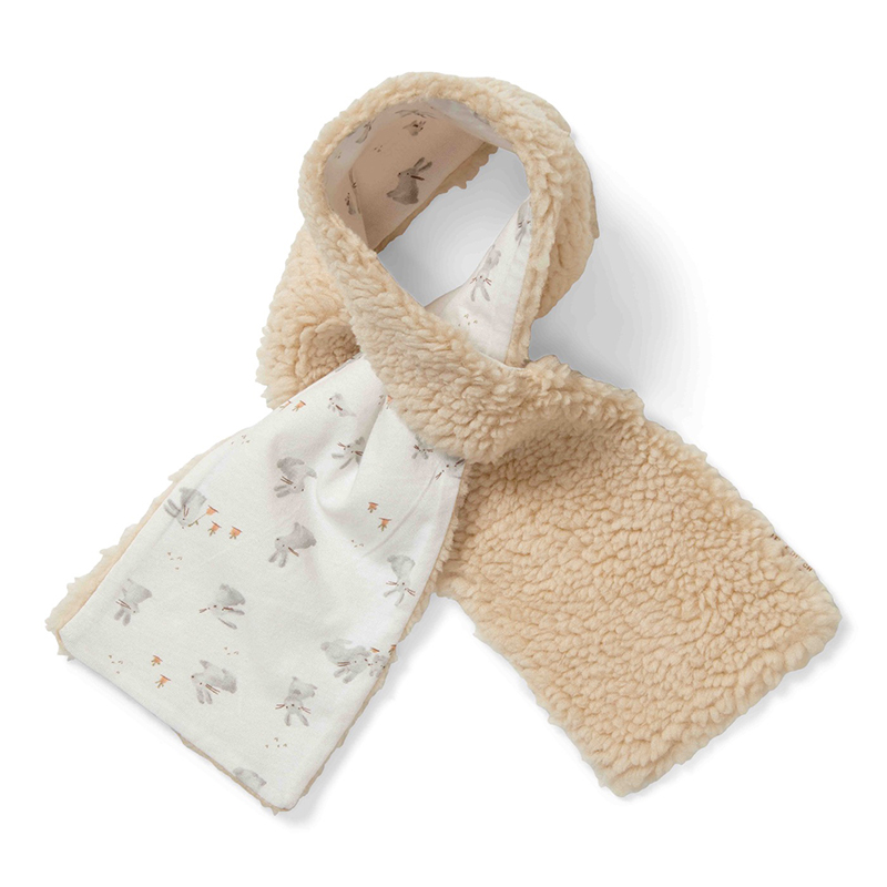8720986874595.jpg Fular din material teddy - Sand - Little Dutch - imagine 1