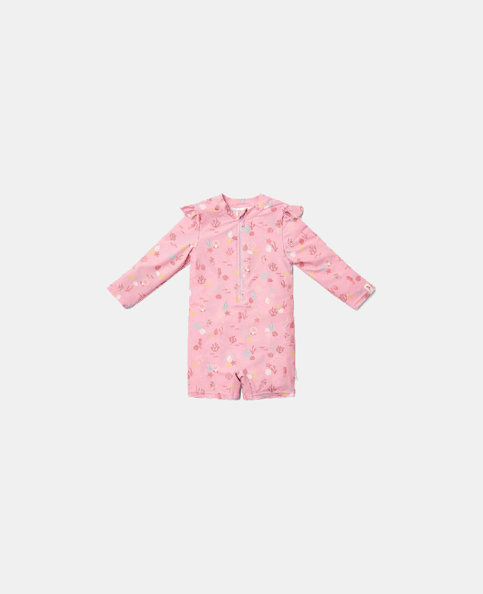 8721122574041.jpg Costum de baie cu mânecă lungă cu protecție UV 50+ - Ocean Treasures Multi - Little Dutch - imagine 1
