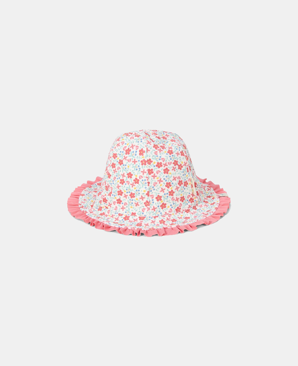 8721122575260.jpg Pălărie de soare cu protecție UV 50+ - Sunny Flowers Multi - Little Dutch - imagine 1