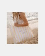 Geantă pentru plajă - Ocean Tresure Yellow - Little Dutch One size - imagine 5