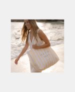 Geantă pentru plajă - Ocean Tresure Yellow - Little Dutch One size - imagine 6