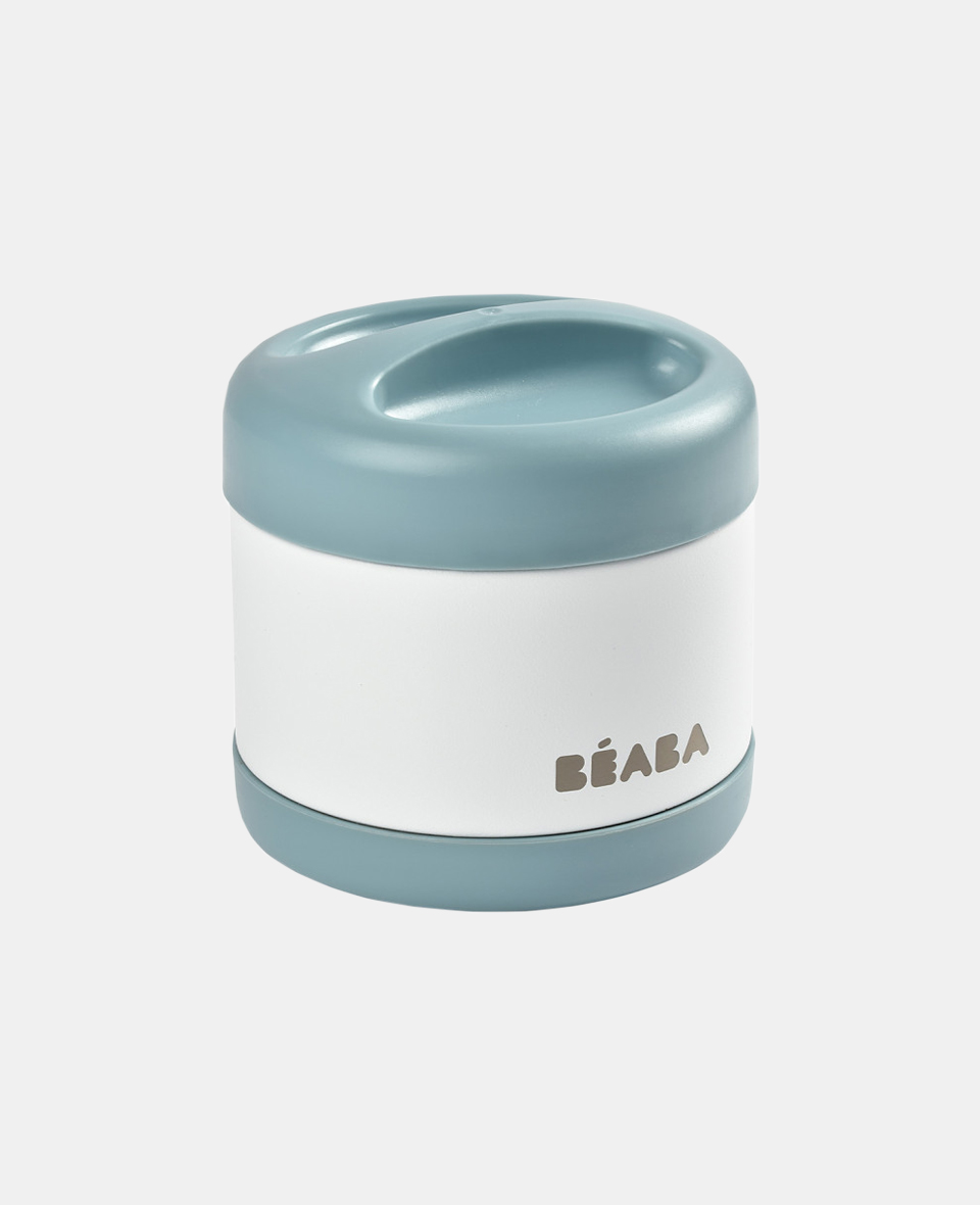B912909.jpg Beaba Termos pentru alimente Thermo Portion 500ml White Blue - imagine 1