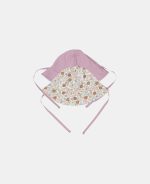 Palarie de soare reversibila cu protectie UV 50 + - Vintage Little Flowers/ Mauve